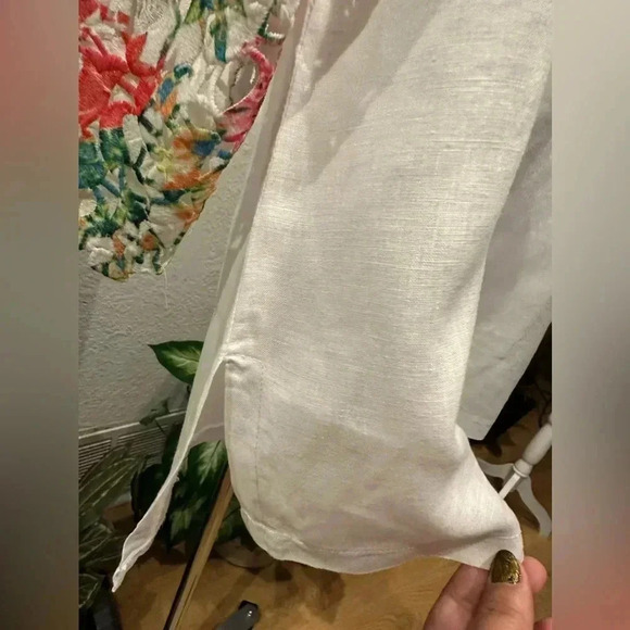 Soft Sorroundings floral lace details blouse size M - Picture 6 of 9